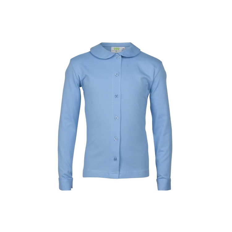 Jerseybluse, langarm, Mädchen/Damen