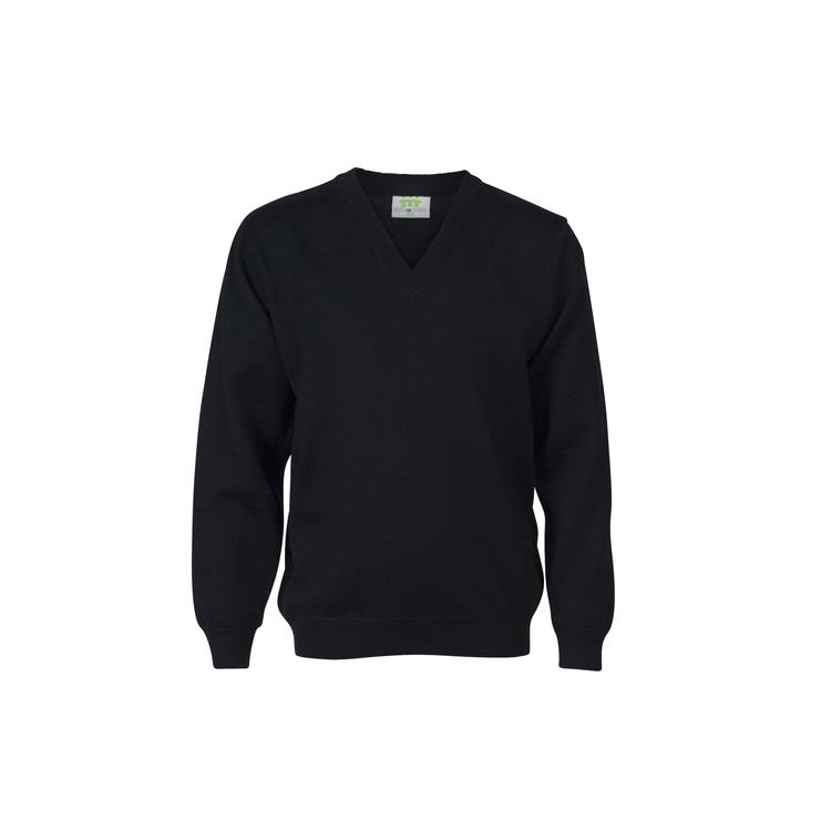 Pullover, Mischgewebe, V-Ausschnitt, Jungen/Herren