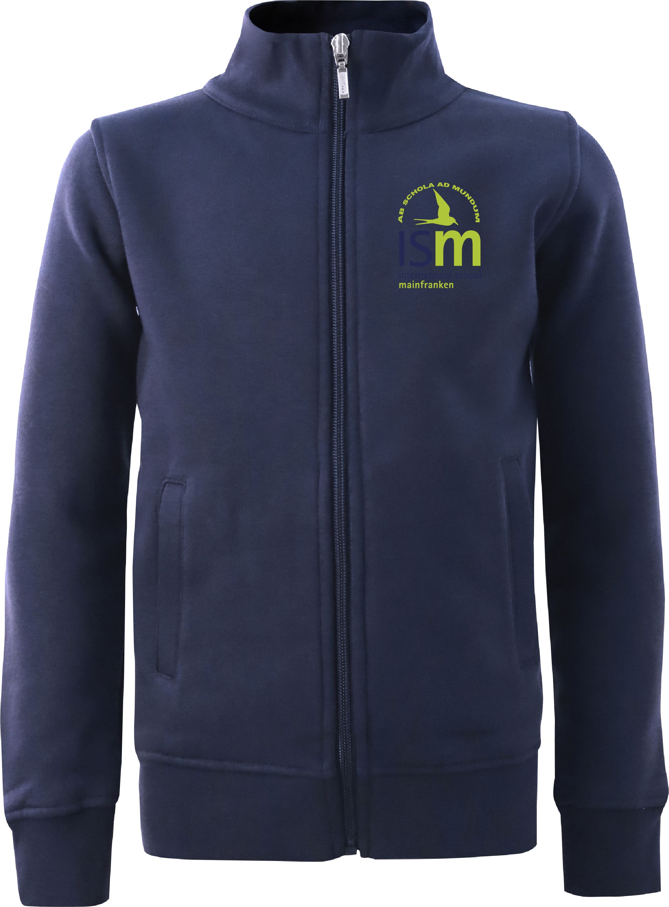 Sweatjacke, ohne Kapuze, Unisex