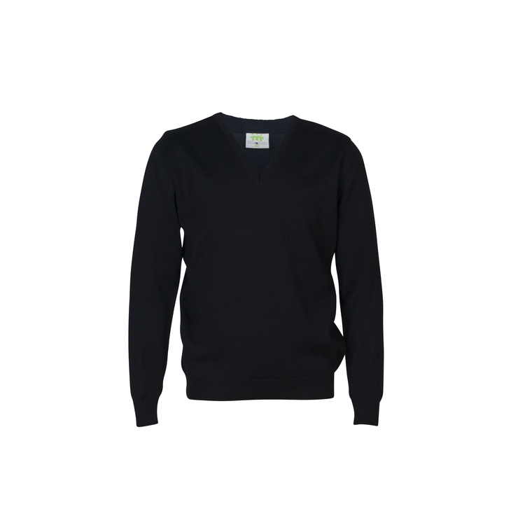 Pullover, Mischgewebe, V-Ausschnitt, Mädchen/Damen