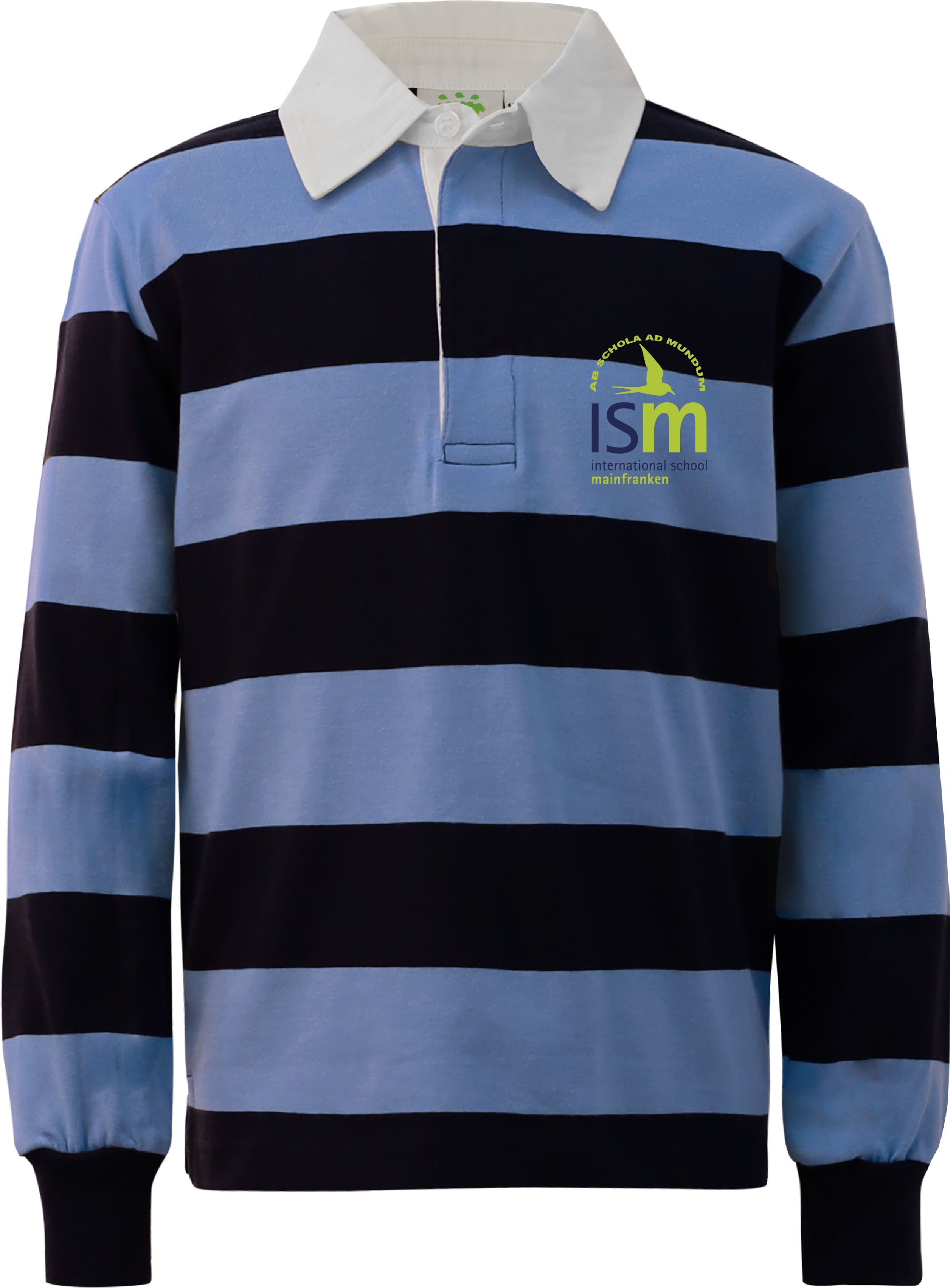 Rugbyshirt, langarm, unisex