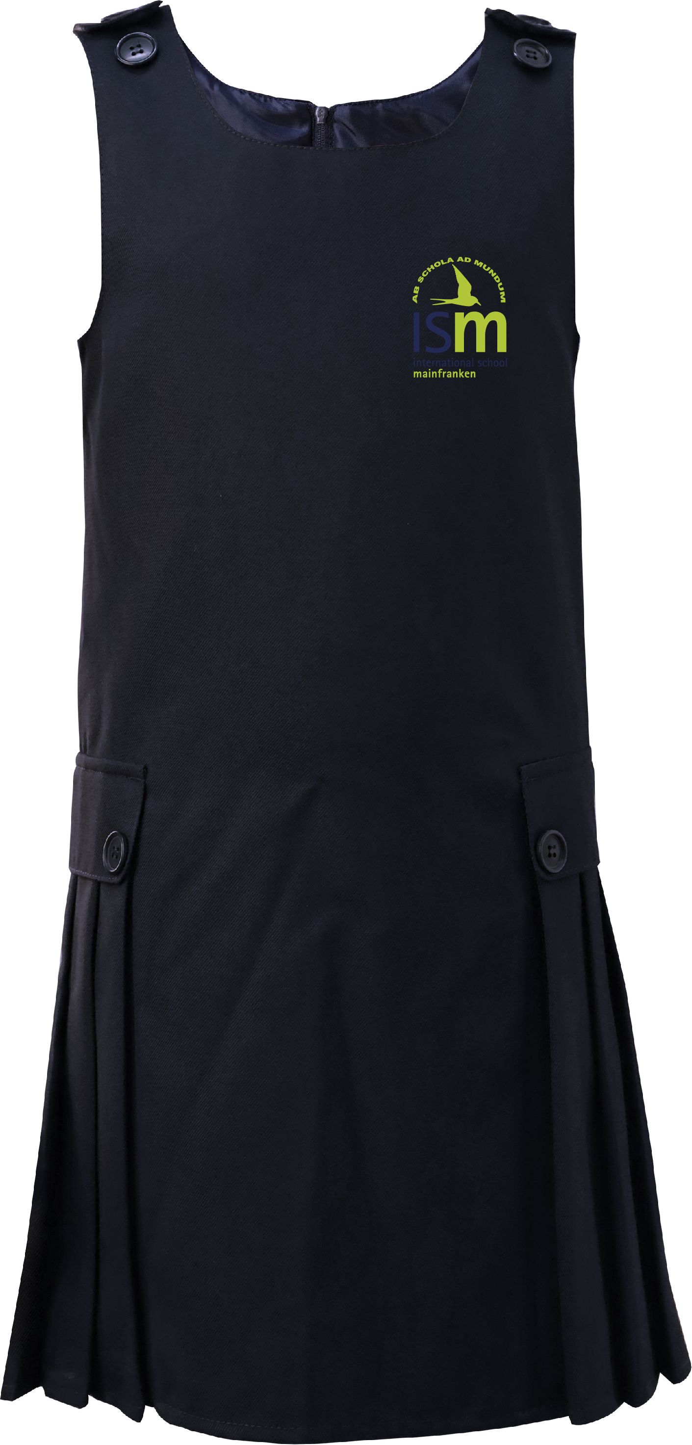 Trägerkleid, mit Falten, Mädchen